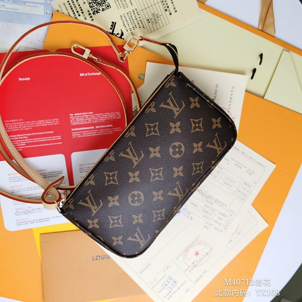 ルイヴィトンバッグ背面デザイン